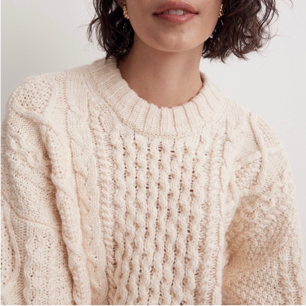Madewell cream sweater